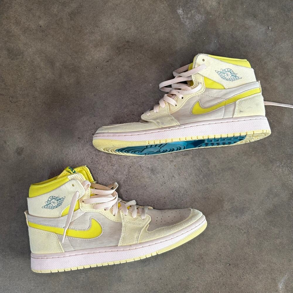 Nike Air Jordan 1 Zoom Air CMFT 2 'Citron Tint', Womens Sz 9